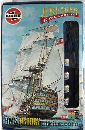 Airfix 1/180 HMS Victory-Lord Nelson's Flagship -  With Paint / Brush / Glue, 99252 plastic model kit